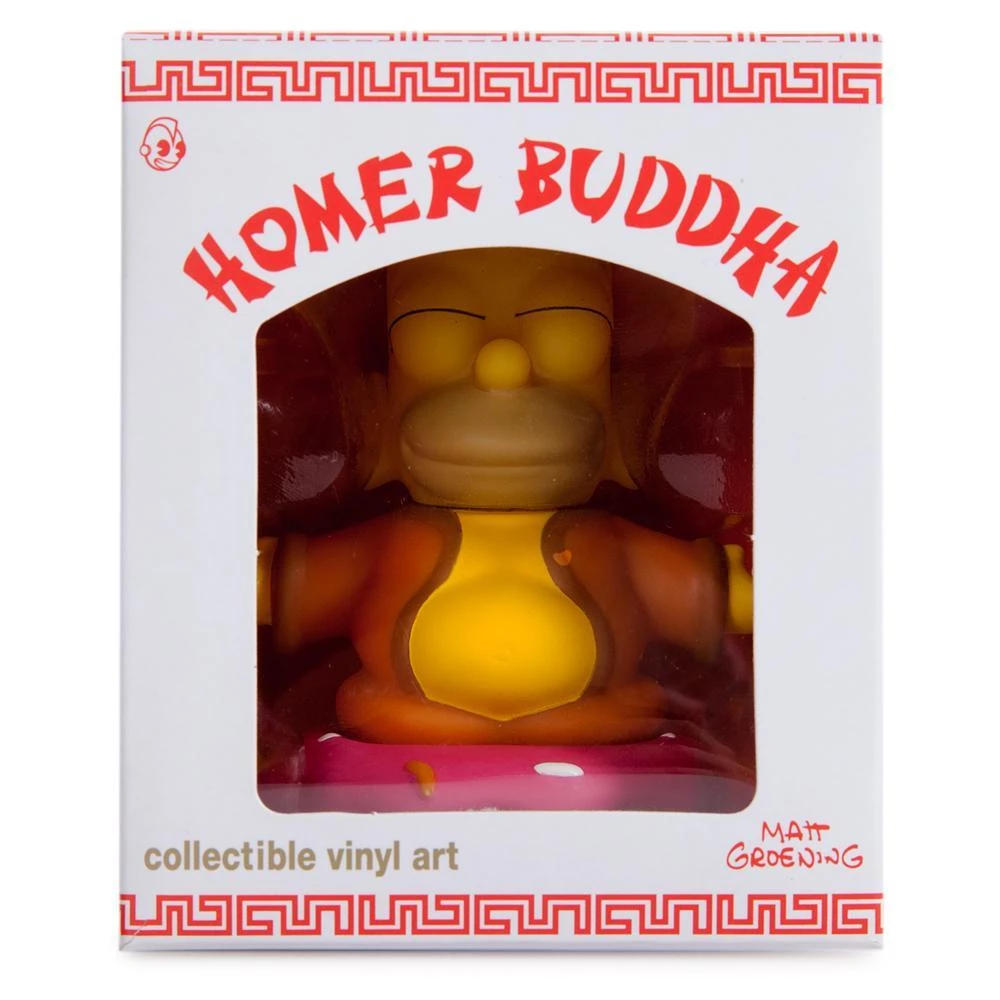 Vinyl Figures Homer Buddha 3" Mini Figure The Simpsons X Kidrobot 4 Vinyl Figures Homer Buddha 3" Mini Figure The Simpsons X Kidrobot