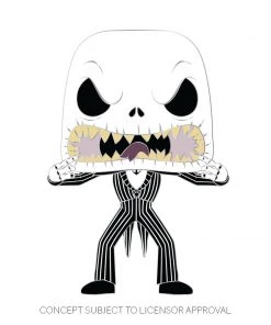 Jack Skellington The Nightmare Before Christmas Funko POP! Pin [PRE-ORDER FOR ESTIMATED Q3 2022* DELIVERY]