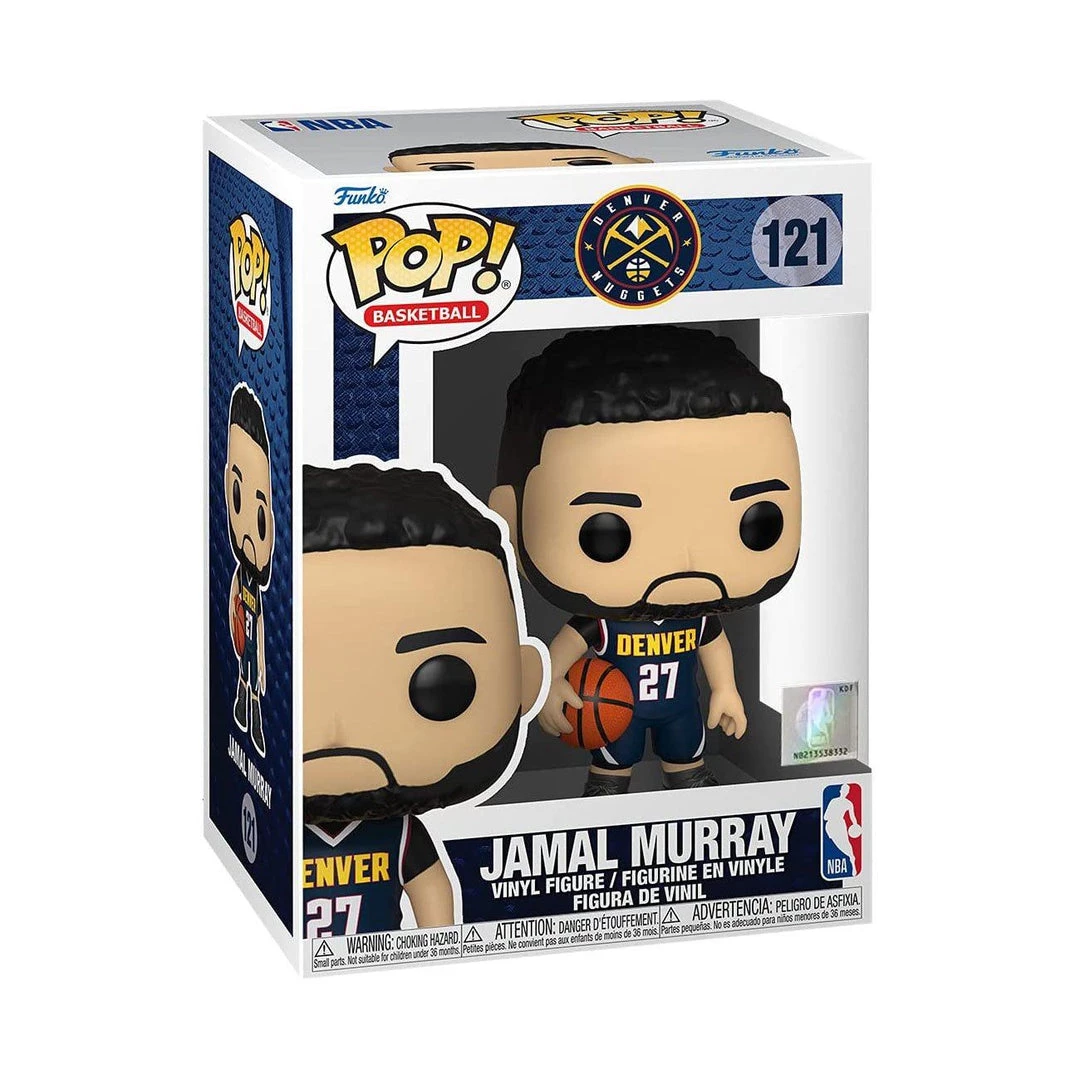 In Stock Funko Jamal Murray (Dark Blue Jersey) #121 Denver Nuggets Funko POP! NBA 4 In Stock Funko Jamal Murray (Dark Blue Jersey) #121 Denver Nuggets Funko POP! NBA