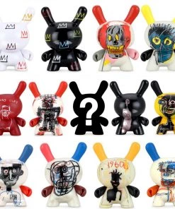 Jean-Michel Basquiat Faces 3-inch Dunny Blind Box Mini Series By Kidrobot