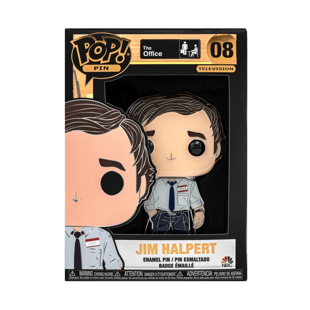 In Stock Funko Jim Halpert #08 The Office Funko POP! Pin 4 In Stock Funko Jim Halpert #08 The Office Funko POP! Pin