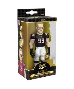 In Stock Funko JJ Watt With 1:6 Chance At A Chase! Arizona Cardinals Funko Vinyl Gold 5-inch