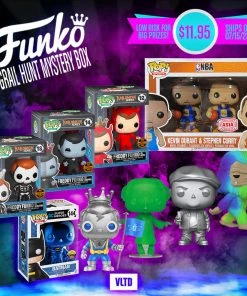VLTD July Funko POP! Grail Hunt Mystery Box: Grand Prizes Incl. UNRELEASED Golden State Warriors 2-Pack NBA Holy Grail, Freddy Funko Halloween POP! Digital, Blue Chrome Batman, & More! - SHIPS 07/15/22 Mystery Boxes