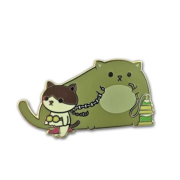 Kitty Cosplay - Jabba & Slave Leia Enamel Pin By 100% Soft Enamel Pins 3 Kitty Cosplay - Jabba & Slave Leia Enamel Pin By 100% Soft Enamel Pins