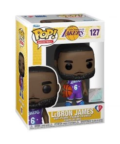 LeBron James (2021 City Edition) #127 Los Angeles Lakers Funko POP! NBA In Stock Funko