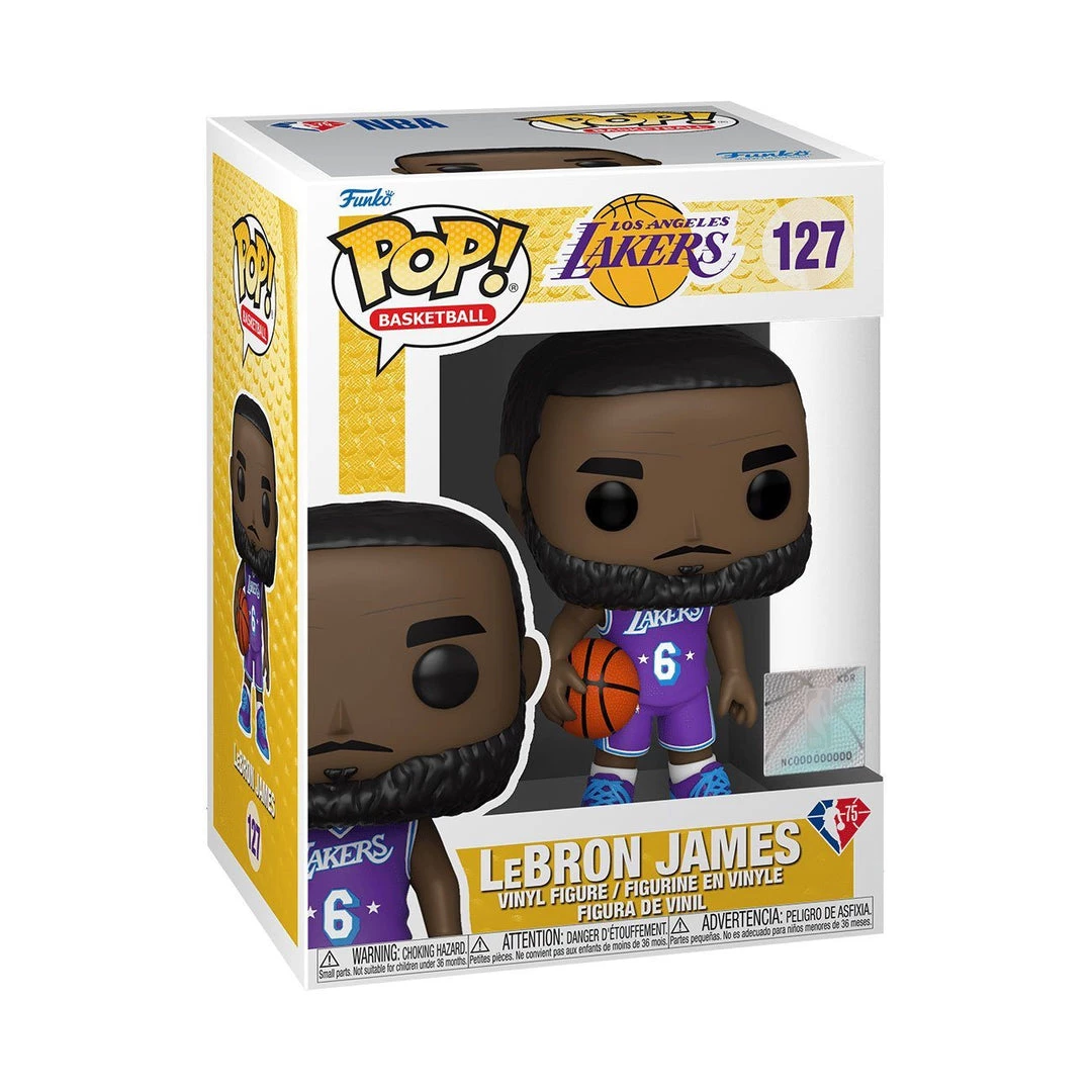 LeBron James (2021 City Edition) #127 Los Angeles Lakers Funko POP! NBA In Stock Funko 4 LeBron James (2021 City Edition) #127 Los Angeles Lakers Funko POP! NBA In Stock Funko