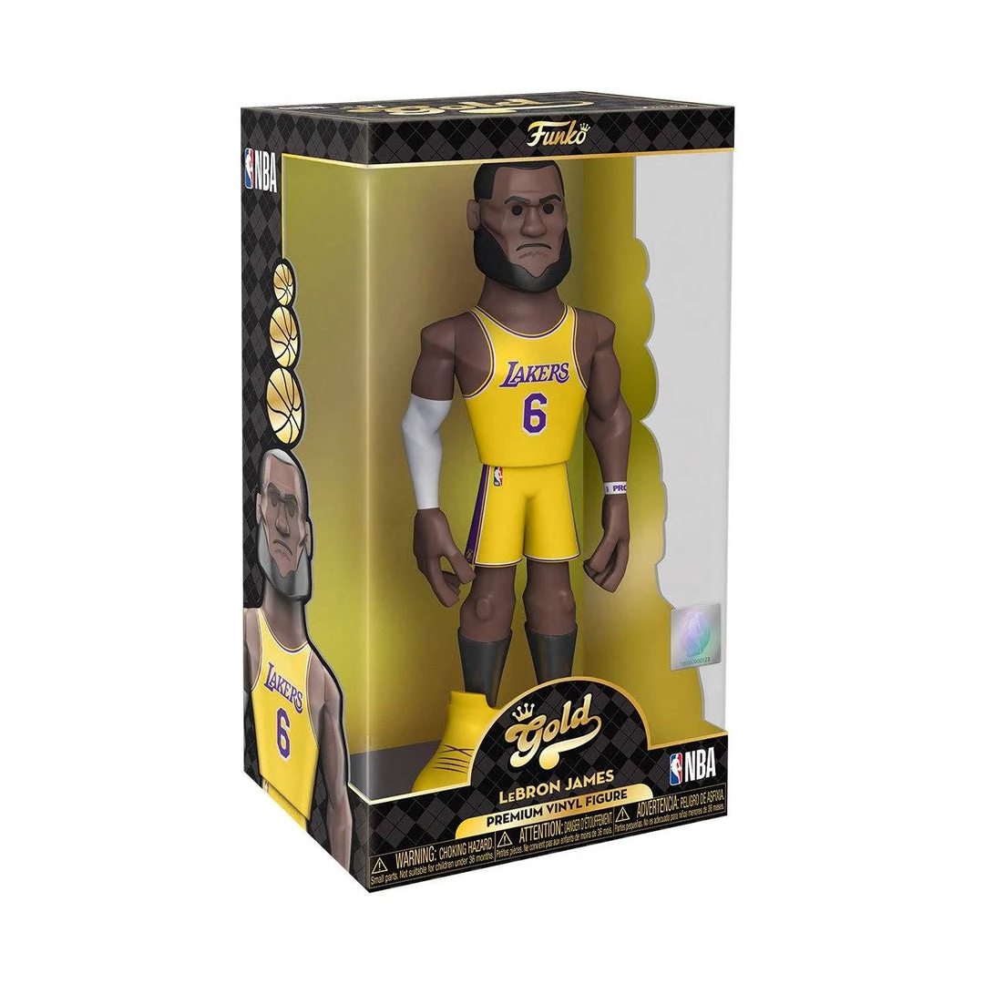 LeBron James With Chance At A Chase! Los Angeles Lakers Funko Vinyl NBA Gold 12-inch In Stock Funko 5 LeBron James With Chance At A Chase! Los Angeles Lakers Funko Vinyl NBA Gold 12-inch In Stock Funko