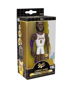 LeBron James With Chance At A Chase! Los Angeles Lakers Funko Vinyl Gold 5-inch 9 LeBron James With Chance At A Chase! Los Angeles Lakers Funko Vinyl Gold 5-inch