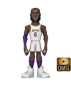 LeBron James With Chance At A Chase! Los Angeles Lakers Funko Vinyl Gold 5-inch