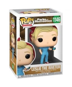 In Stock Funko Leslie The Riveter #1146 Parks & Recreation Funko POP! TV