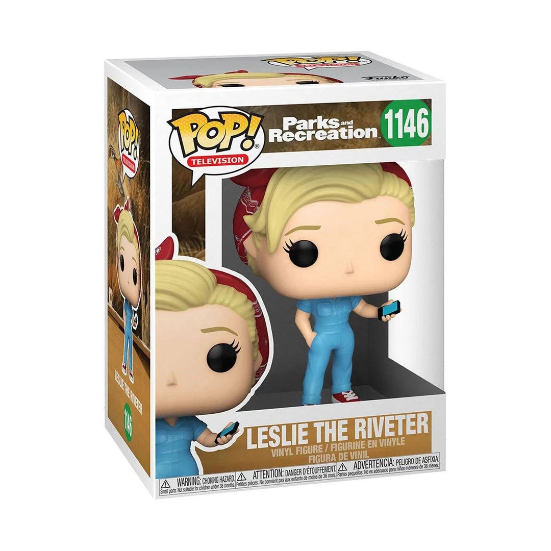 In Stock Funko Leslie The Riveter #1146 Parks & Recreation Funko POP! TV 4 In Stock Funko Leslie The Riveter #1146 Parks & Recreation Funko POP! TV