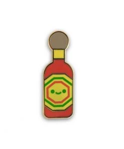 Lil Cholula Enamel Pin By 100% Soft