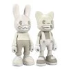Lil' Helpers Glow Janky & Guggimon Set Of 14" Vinyl Figures By Superplastic