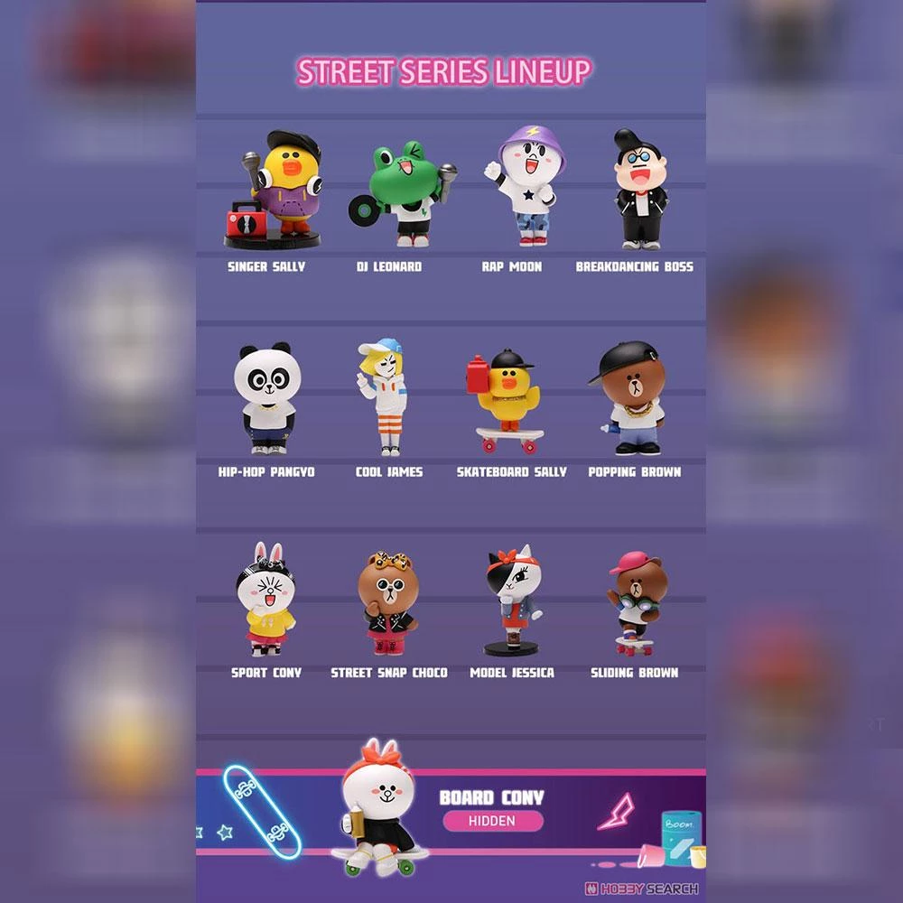 Line Friends Street Series Blind Box By Line Friends X Pop Mart 4 Line Friends Street Series Blind Box By Line Friends X Pop Mart