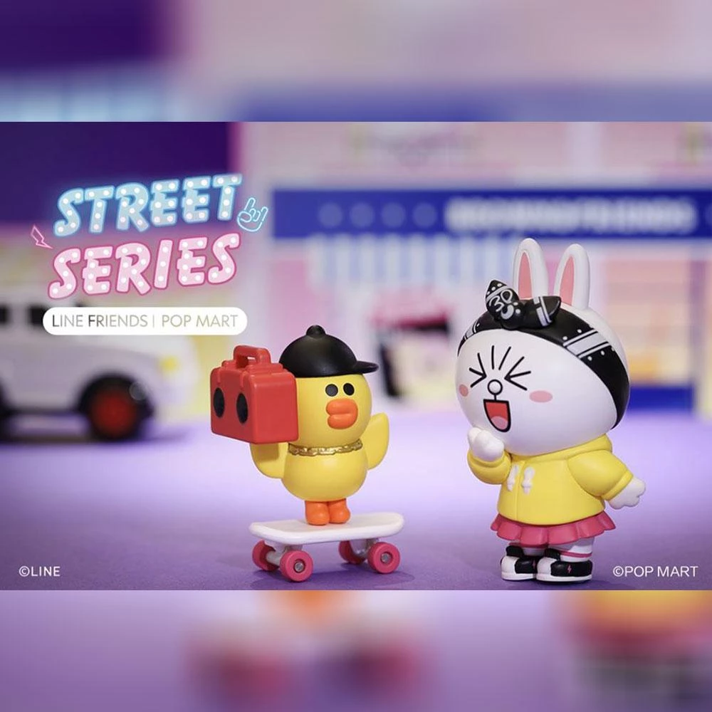 Line Friends Street Series Blind Box By Line Friends X Pop Mart 10 Line Friends Street Series Blind Box By Line Friends X Pop Mart