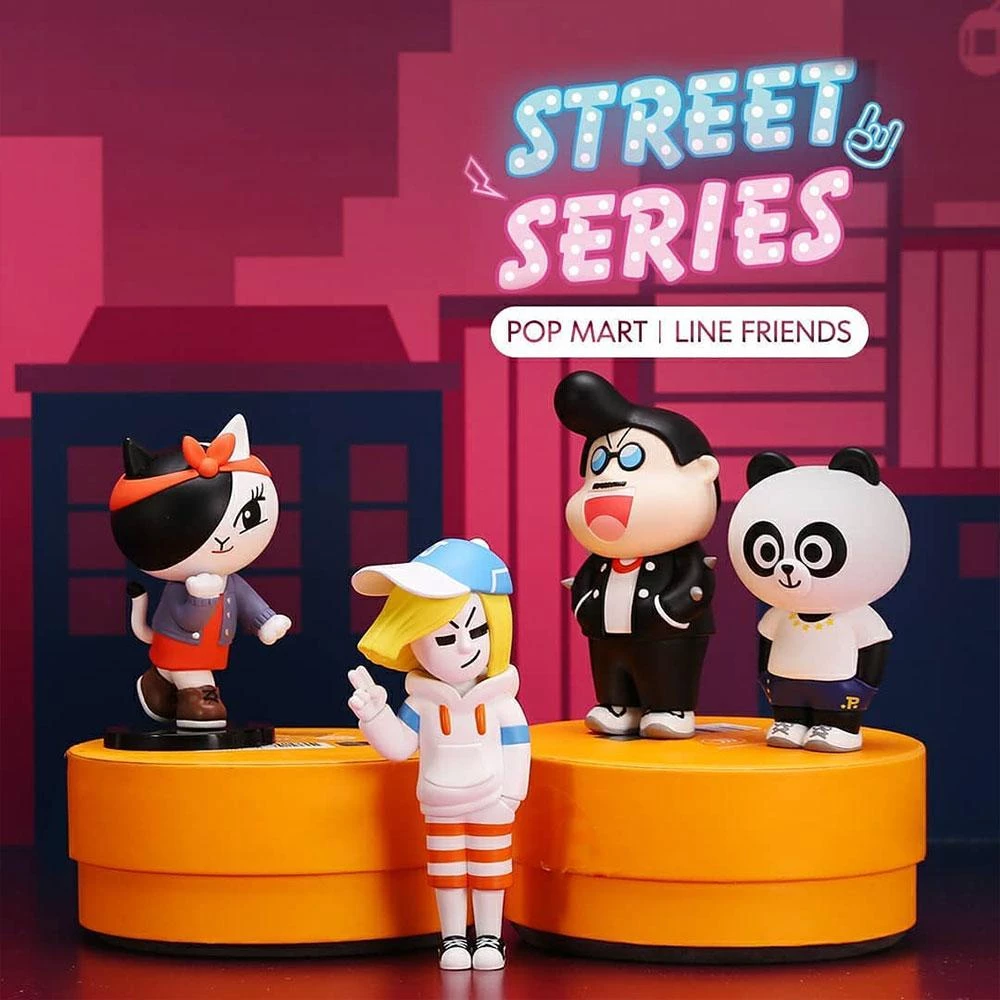 Line Friends Street Series Blind Box By Line Friends X Pop Mart 6 Line Friends Street Series Blind Box By Line Friends X Pop Mart