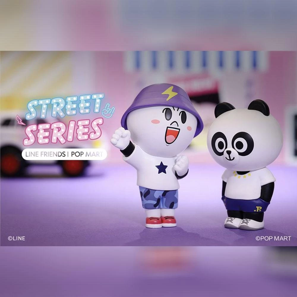 Line Friends Street Series Blind Box By Line Friends X Pop Mart 12 Line Friends Street Series Blind Box By Line Friends X Pop Mart