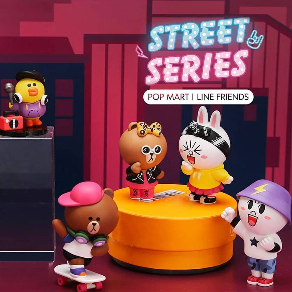 Line Friends Street Series Blind Box By Line Friends X Pop Mart 17 Line Friends Street Series Blind Box By Line Friends X Pop Mart