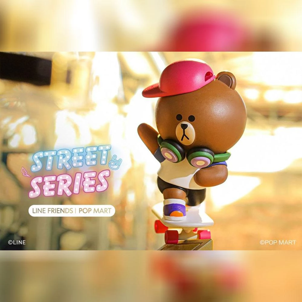 Line Friends Street Series Blind Box By Line Friends X Pop Mart 11 Line Friends Street Series Blind Box By Line Friends X Pop Mart