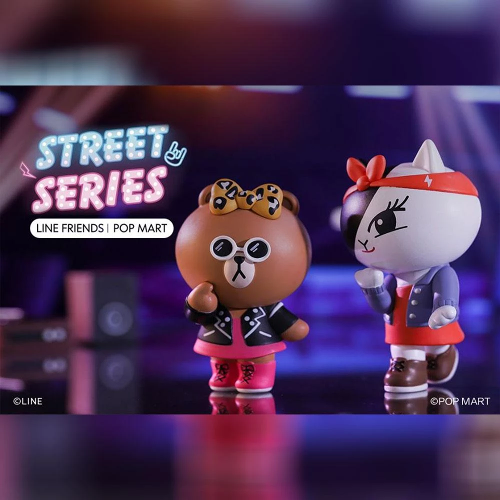 Line Friends Street Series Blind Box By Line Friends X Pop Mart 13 Line Friends Street Series Blind Box By Line Friends X Pop Mart