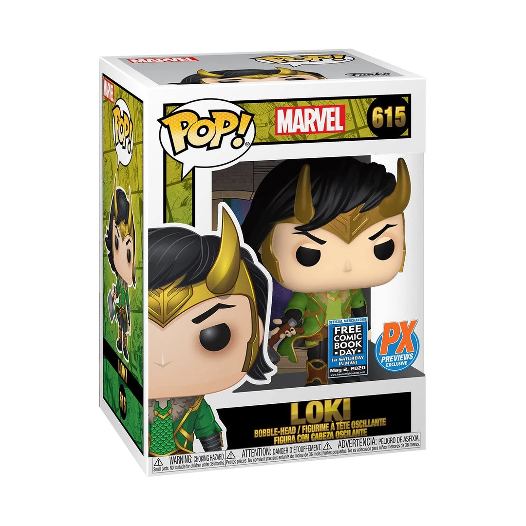 Mystery Boxes Marvel Funko Loki POP! Mystery Box - Free Comic Book Summer 2020 - Previews Exclusive 4 Mystery Boxes Marvel Funko Loki POP! Mystery Box - Free Comic Book Summer 2020 - Previews Exclusive
