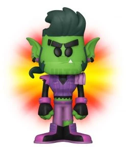 Metal Beast Boy With 1:6 Chance At A Metallic Chase! Teen Titans Funko Vinyl SODA