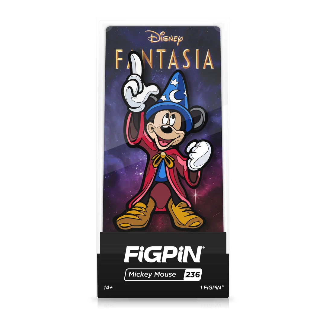 Mickey Mouse #236 Disney's Fantasia FiGPiN Classic 4 Mickey Mouse #236 Disney's Fantasia FiGPiN Classic