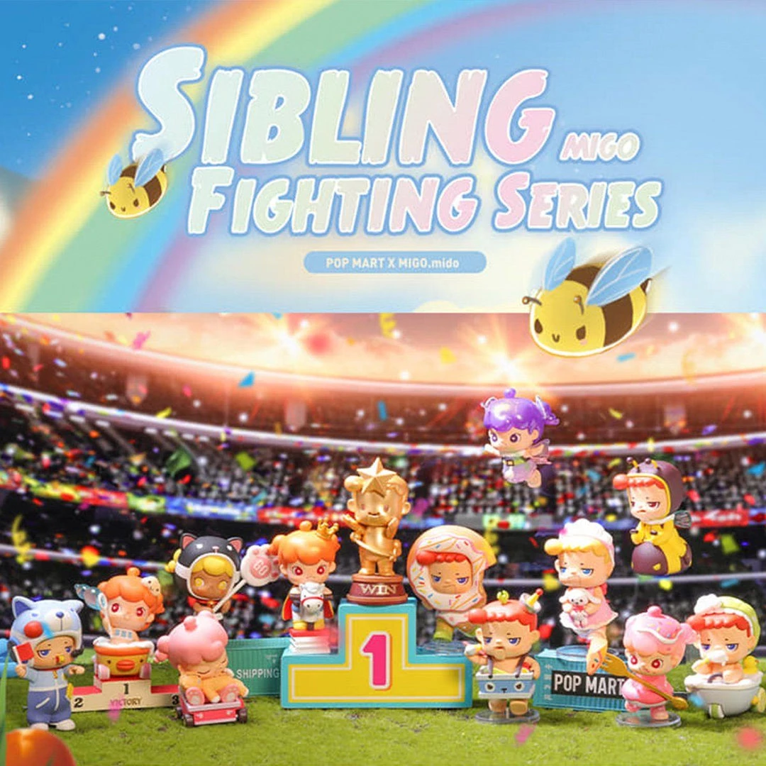 MIGO Sibling Fighting Series By Pop Mart 4 MIGO Sibling Fighting Series By Pop Mart