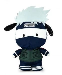 Naruto X Sanrio Pochacco Kakashi 13" Plush By Kidrobot Designer Toys