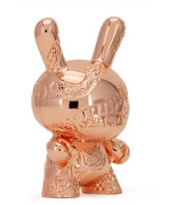 Kidrobot New Money 5" Metal Dunny Art Figure By Tristan Eaton - Rose Gold Edition