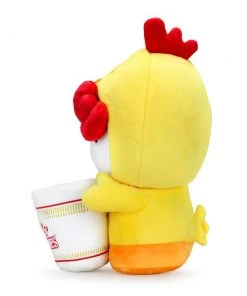 Designer Toys Nissin Cup Noodles X Hello Kitty Chicken Cup Medium Plush By Kidrobot