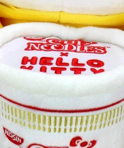 Designer Toys Nissin Cup Noodles X Hello Kitty Chicken Cup Medium Plush By Kidrobot