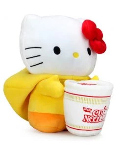 Designer Toys Nissin Cup Noodles X Hello Kitty Chicken Cup Medium Plush By Kidrobot