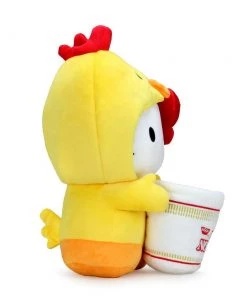 Designer Toys Nissin Cup Noodles X Hello Kitty Chicken Cup Medium Plush By Kidrobot