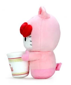 Nissin Cup Noodles X Hello Kitty Pork Cup Medium Plush By Kidrobot Designer Toys