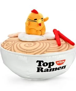 Nissin Top Ramen X Gudetama (Chicken Edition) 12-inch Interactive Bowl Plush By Kidrobot 18 Nissin Top Ramen X Gudetama (Chicken Edition) 12-inch Interactive Bowl Plush By Kidrobot