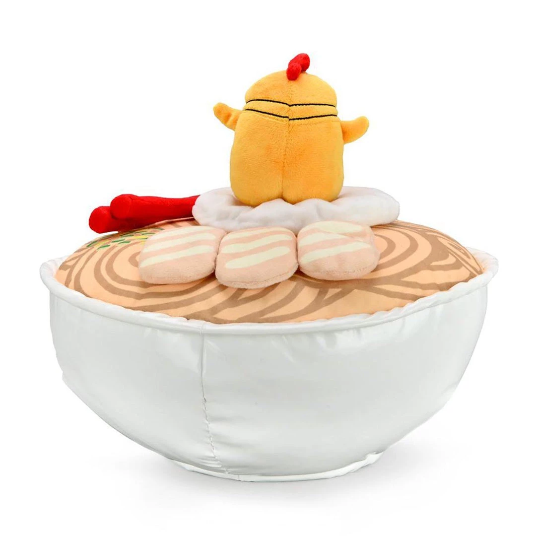 Nissin Top Ramen X Gudetama (Chicken Edition) 12-inch Interactive Bowl Plush By Kidrobot 7 Nissin Top Ramen X Gudetama (Chicken Edition) 12-inch Interactive Bowl Plush By Kidrobot