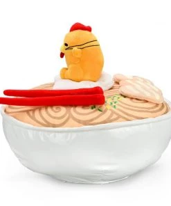 Nissin Top Ramen X Gudetama (Chicken Edition) 12-inch Interactive Bowl Plush By Kidrobot 16 Nissin Top Ramen X Gudetama (Chicken Edition) 12-inch Interactive Bowl Plush By Kidrobot