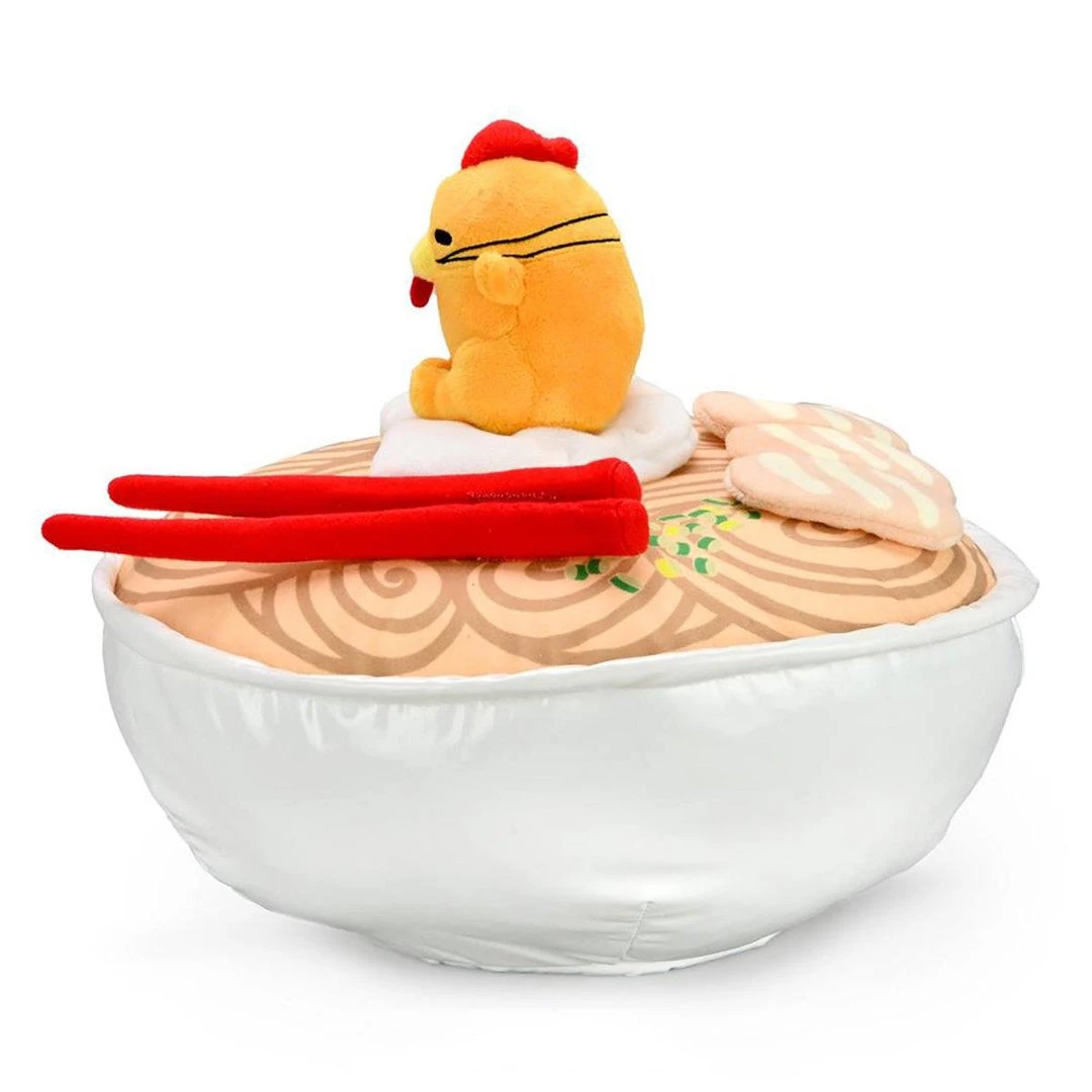 Nissin Top Ramen X Gudetama (Chicken Edition) 12-inch Interactive Bowl Plush By Kidrobot 8 Nissin Top Ramen X Gudetama (Chicken Edition) 12-inch Interactive Bowl Plush By Kidrobot