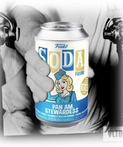 Pan-Am Stewardess With 1:6 Chance At A Chase! Funko Vinyl SODA