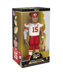 In Stock Funko Patrick Mahomes II with Chance At A Chase! Kansas City Chiefs Funko NFL Vinyl Gold 12-inch