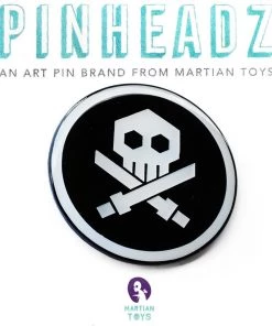 Martian Toys In-Stock Items Pinheadz - Bullet Punk Logo By Quiccs (Black)