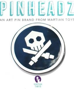 Martian Toys In-Stock Items Pinheadz - Bullet Punk Logo By Quiccs (Nickel)