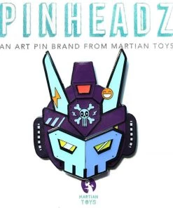 Martian Toys Pinheadz - Bunka Design - Breakaway Masks - Blue Face