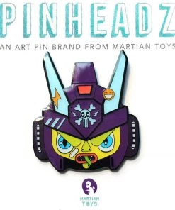 Martian Toys Pinheadz - Bunka Design - Breakaway Masks - Blue Face