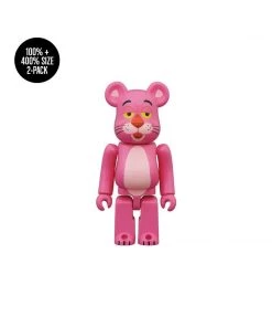Pink Panther BE@RBRICK 100% & 400% 2-Pack By Medicom Toy [PRE-ORDER EXPECTED FALL 2021*]