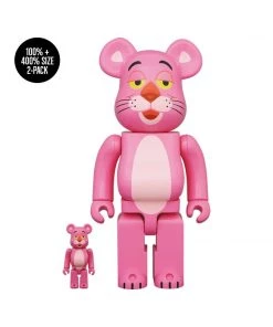 Pink Panther BE@RBRICK 100% & 400% 2-Pack By Medicom Toy [PRE-ORDER EXPECTED FALL 2021*]