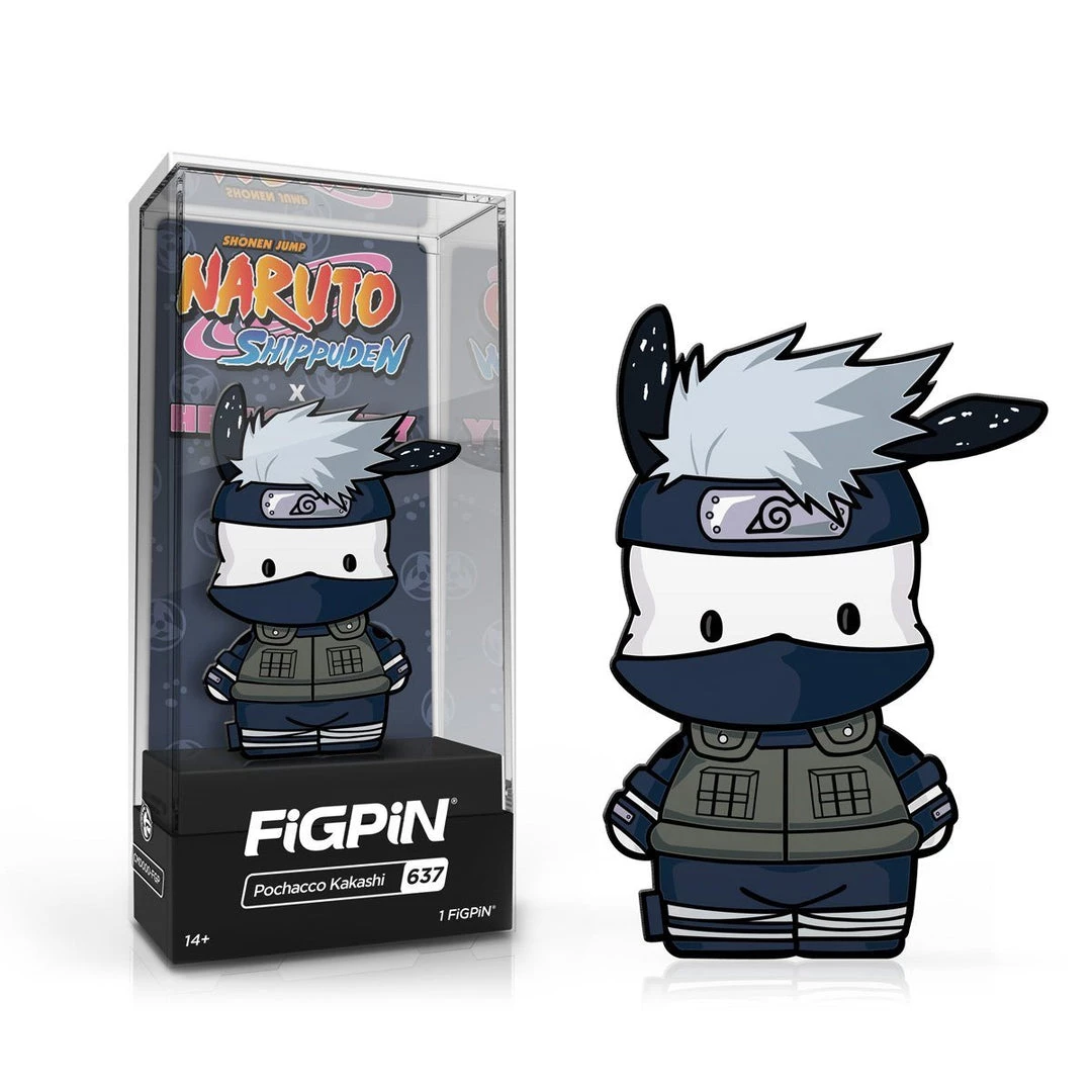 Pochacco Kakashi #637 Naruto Shippuden X Hello Kitty FiGPiN Classic 3 Pochacco Kakashi #637 Naruto Shippuden X Hello Kitty FiGPiN Classic