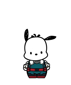 Pochaco Deku #392 My Hero Academia X Hello Kitty & Friends FiGPiN Classic