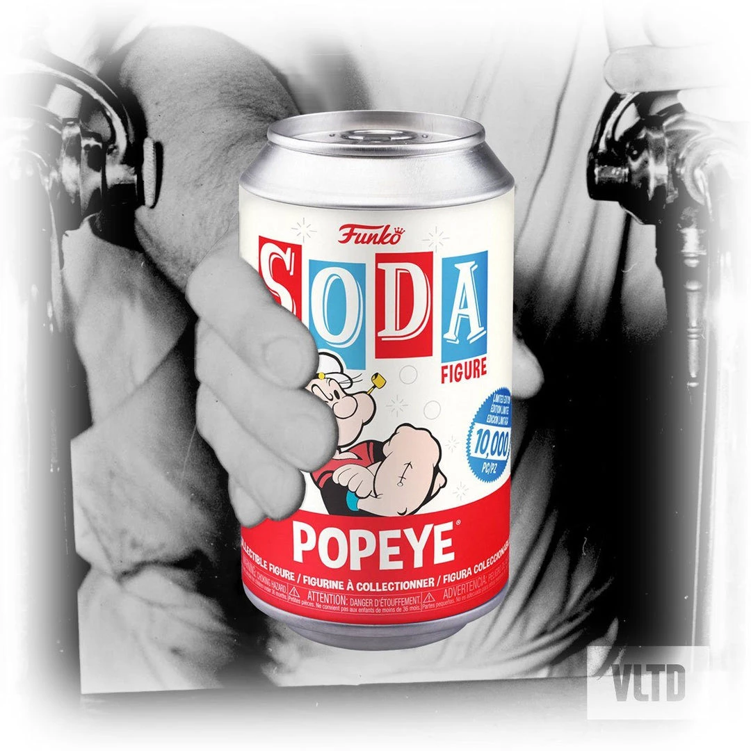 Popeye With 1:6 Chance At A Chase! Popeye Funko Vinyl SODA 3 Popeye With 1:6 Chance At A Chase! Popeye Funko Vinyl SODA